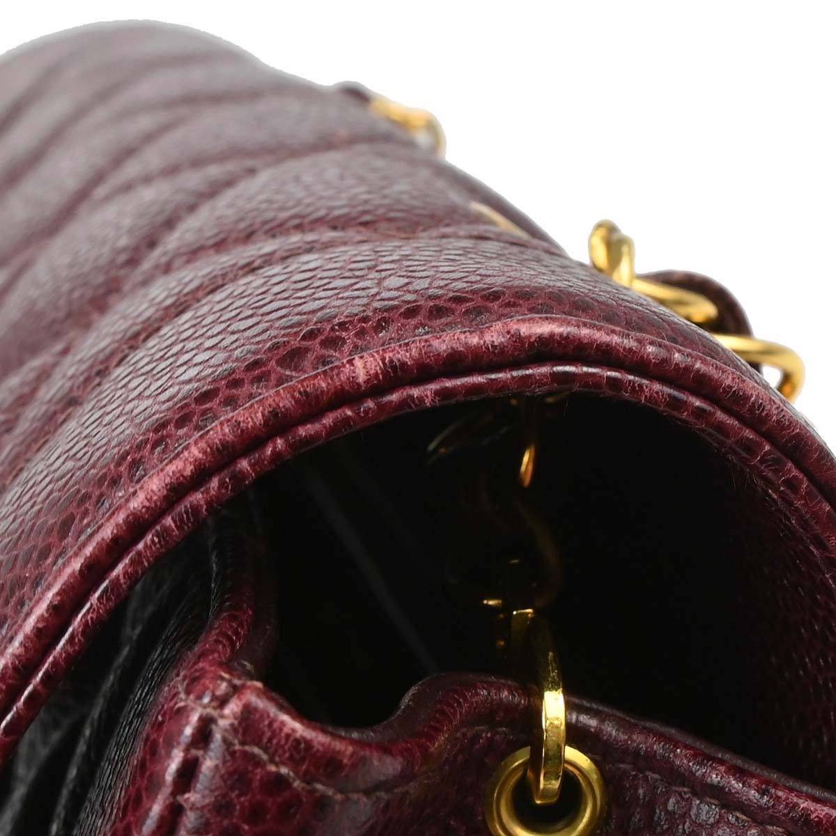 Chanel Bordeaux Caviar Skin Small Diana Shoulder Bag