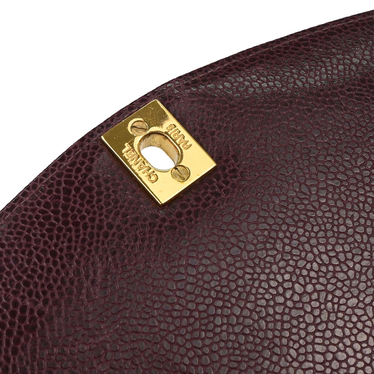 Chanel Bordeaux Caviar Skin Small Diana Shoulder Bag