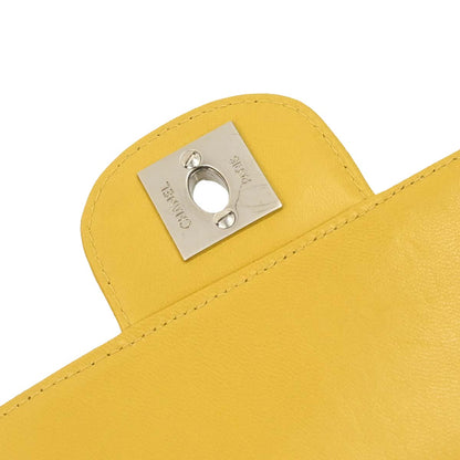 Chanel Yellow Jacquard Nylon Travel Line East West Shoulder Bag