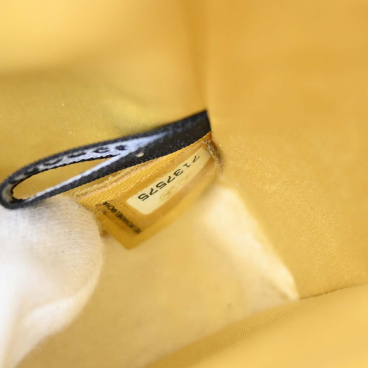Chanel Yellow Jacquard Nylon Travel Line East West Shoulder Bag
