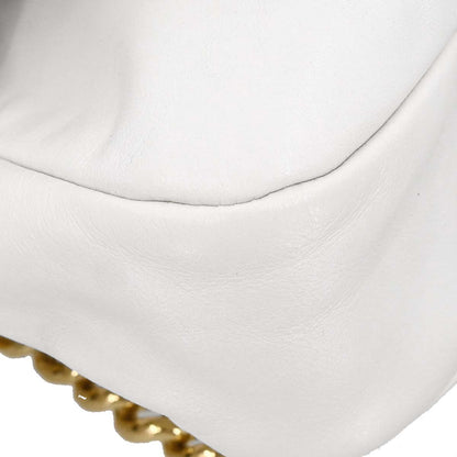 Chanel 2008-2009 White Lambskin Rodeo Drive Shoulder Bag