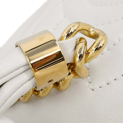 Chanel 2008-2009 White Lambskin Rodeo Drive Shoulder Bag