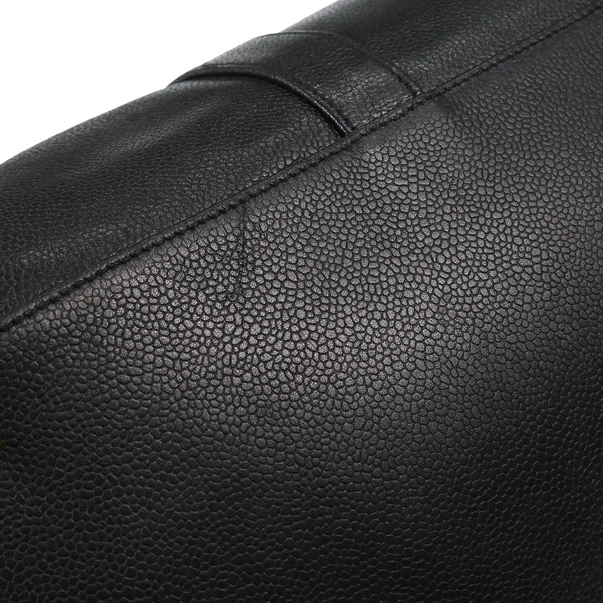 Chanel Black Caviar Skin 2way Duffle Shoulder Handbag