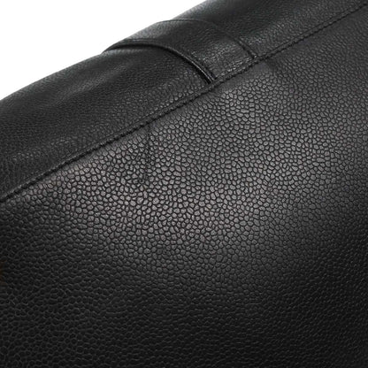Chanel Black Caviar Skin 2way Duffle Shoulder Handbag