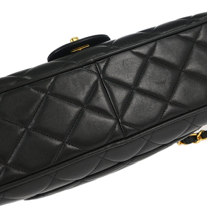 Chanel 1994-1996 Black Lambskin Camera Bag Large