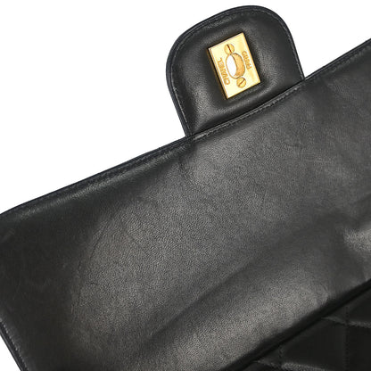 Chanel 1994-1996 Black Lambskin Camera Bag Large