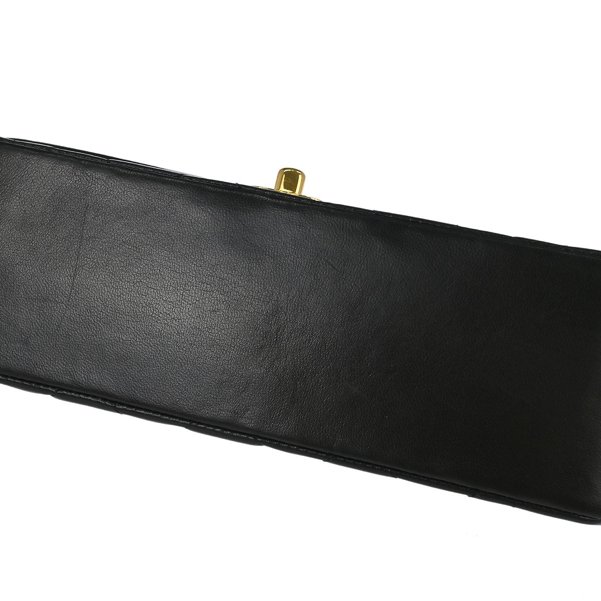 Chanel 1991-1994 Black Lambskin Small Diana Shoulder Bag