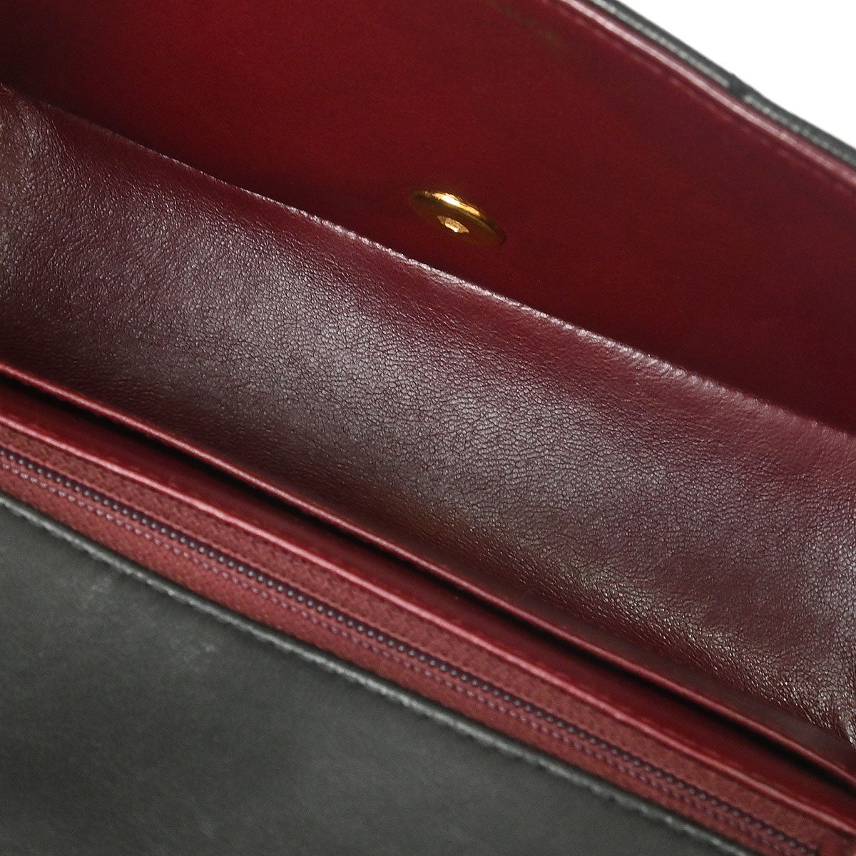 Chanel 1991-1994 Black Lambskin Small Diana Shoulder Bag