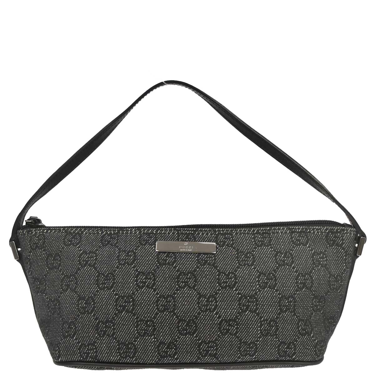 Gucci Black Canvas GG Handbag