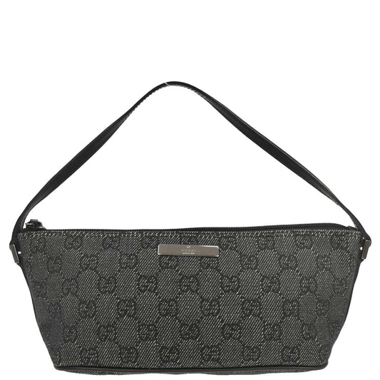 Gucci Black Canvas GG Handbag