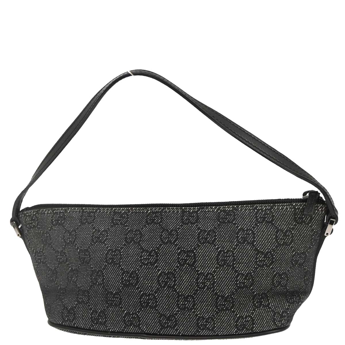 Gucci Black Canvas GG Handbag