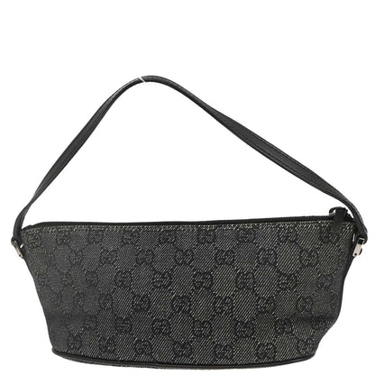 Gucci Black Canvas GG Handbag