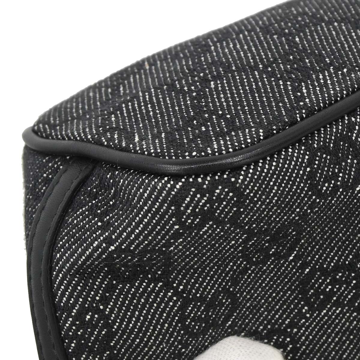 Gucci Black Canvas GG Handbag