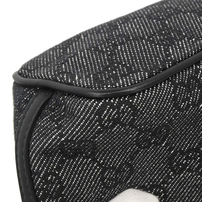 Gucci Black Canvas GG Handbag