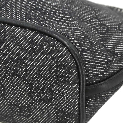 Gucci Black Canvas GG Handbag