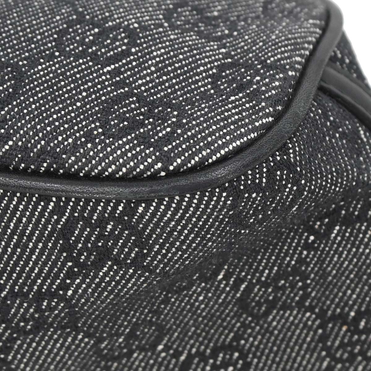Gucci Black Canvas GG Handbag