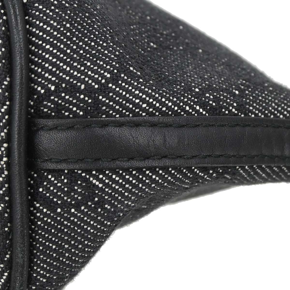 Gucci Black Canvas GG Handbag
