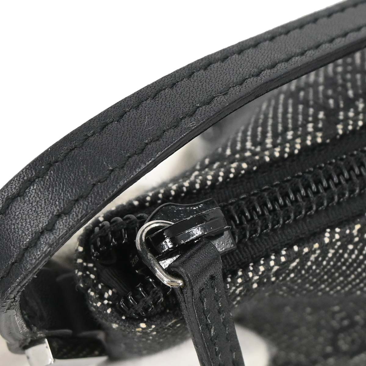 Gucci Black Canvas GG Handbag
