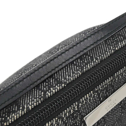 Gucci Black Canvas GG Handbag