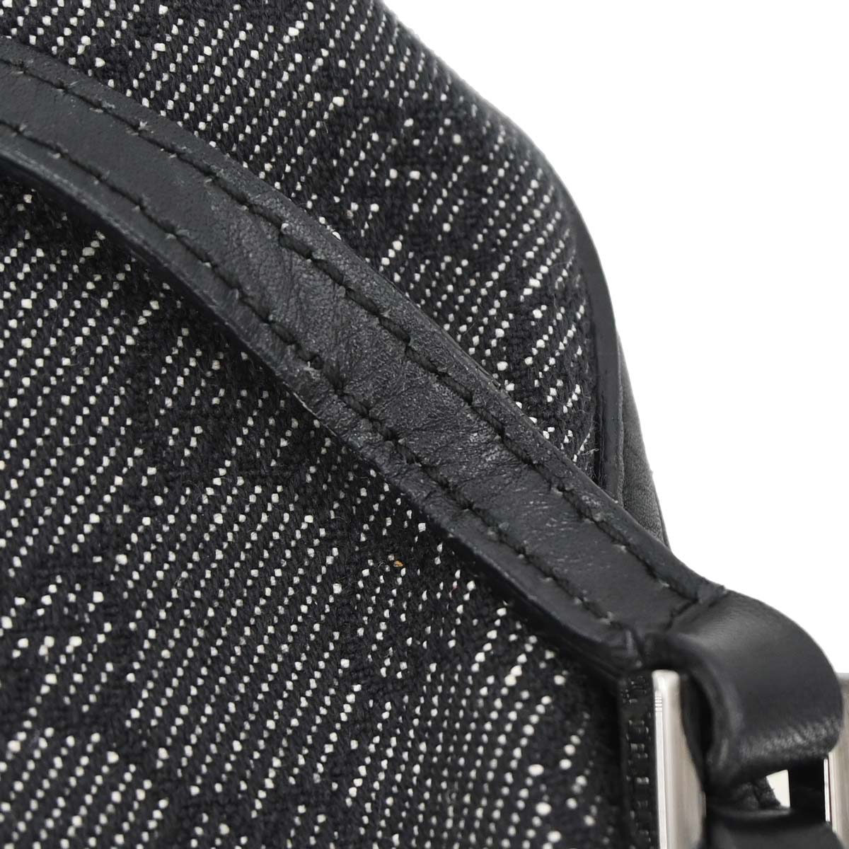 Gucci Black Canvas GG Handbag