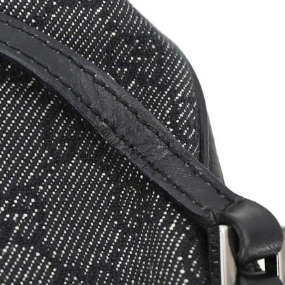 Gucci Black Canvas GG Handbag
