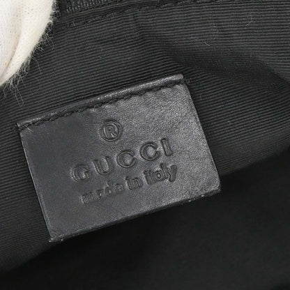 Gucci Black Canvas GG Handbag