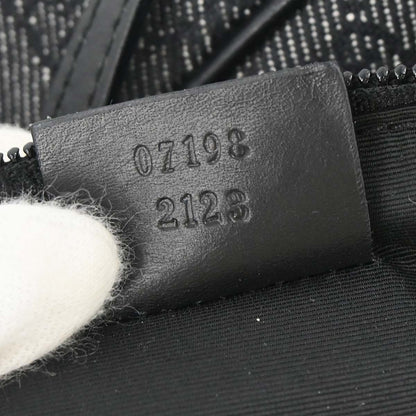 Gucci Black Canvas GG Handbag