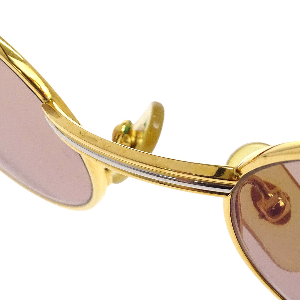 Cartier Sunglasses Eyewear Brown 53□22 140b Small Good