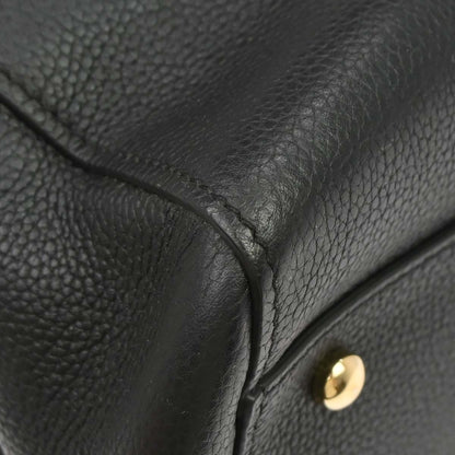 Chanel 2017 Black Neo Executive Tote 2way Shoulder Handbag