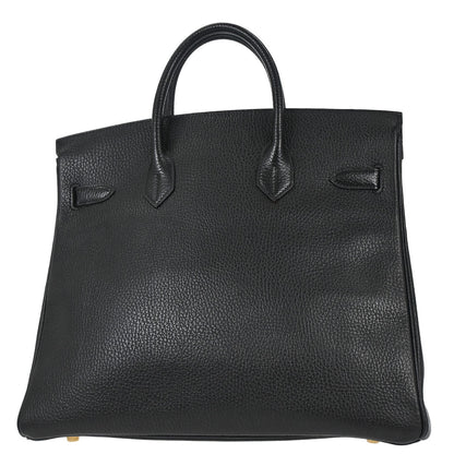 Hermes Black Ardennes Haut a Courroies 32 Handbag