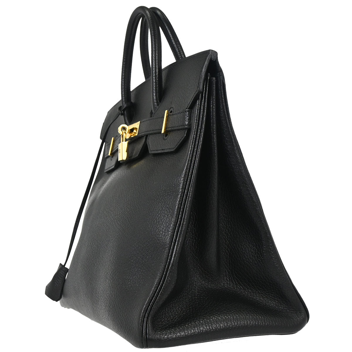 Hermes Black Ardennes Haut a Courroies 32 Handbag