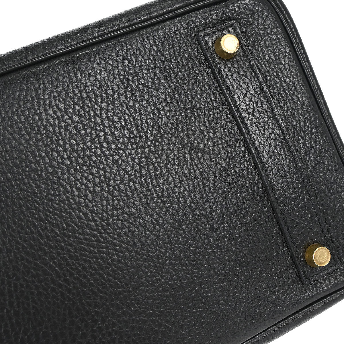 Hermes Black Ardennes Haut a Courroies 32 Handbag