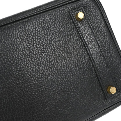 Hermes Black Ardennes Haut a Courroies 32 Handbag