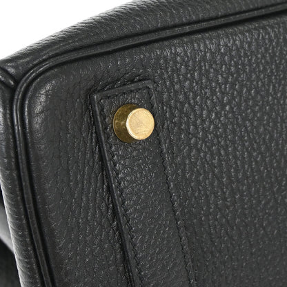 Hermes Black Ardennes Haut a Courroies 32 Handbag