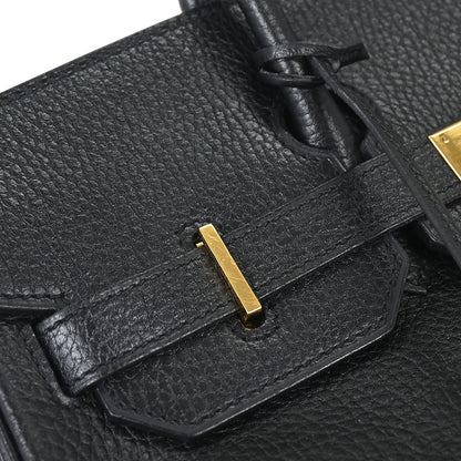 Hermes Black Ardennes Haut a Courroies 32 Handbag