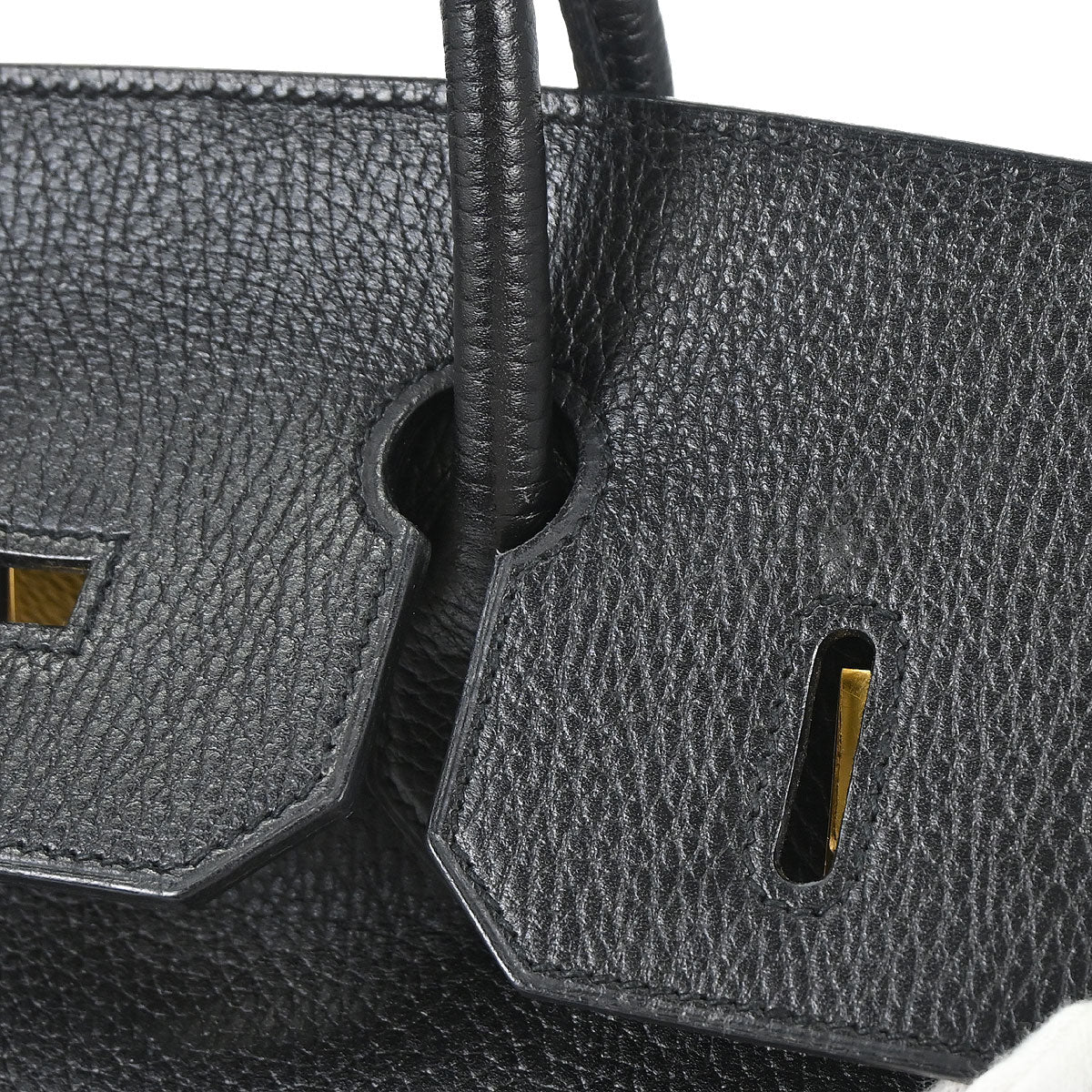 Hermes Black Ardennes Haut a Courroies 32 Handbag