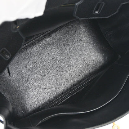Hermes Black Ardennes Haut a Courroies 32 Handbag