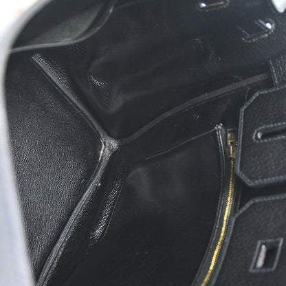 Hermes Black Ardennes Haut a Courroies 32 Handbag