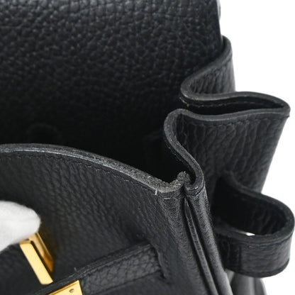 Hermes Black Ardennes Haut a Courroies 32 Handbag