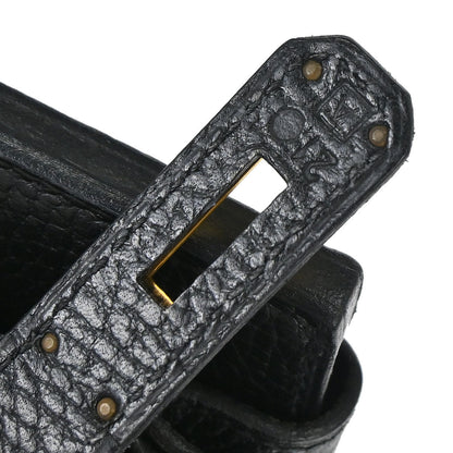 Hermes Black Ardennes Haut a Courroies 32 Handbag