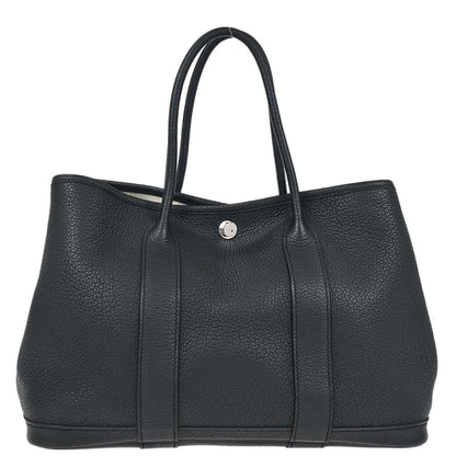 Hermes Black Negonda Garden Party 30 TPM Tote Bag