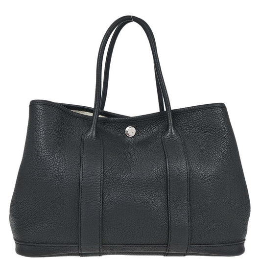Hermes Black Negonda Garden Party 30 TPM Tote Bag