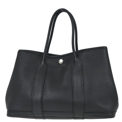 Hermes Black Negonda Garden Party 30 TPM Tote Bag
