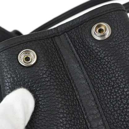 Hermes Black Negonda Garden Party 30 TPM Tote Bag