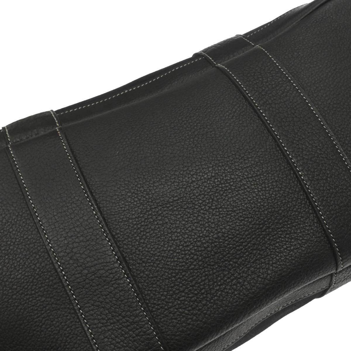 Hermes Black Toile Officier Negonda Garden Party 36 PM Tote Bag