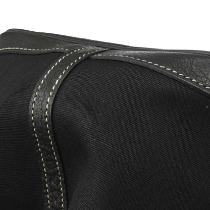 Hermes Black Toile Officier Negonda Garden Party 36 PM Tote Bag