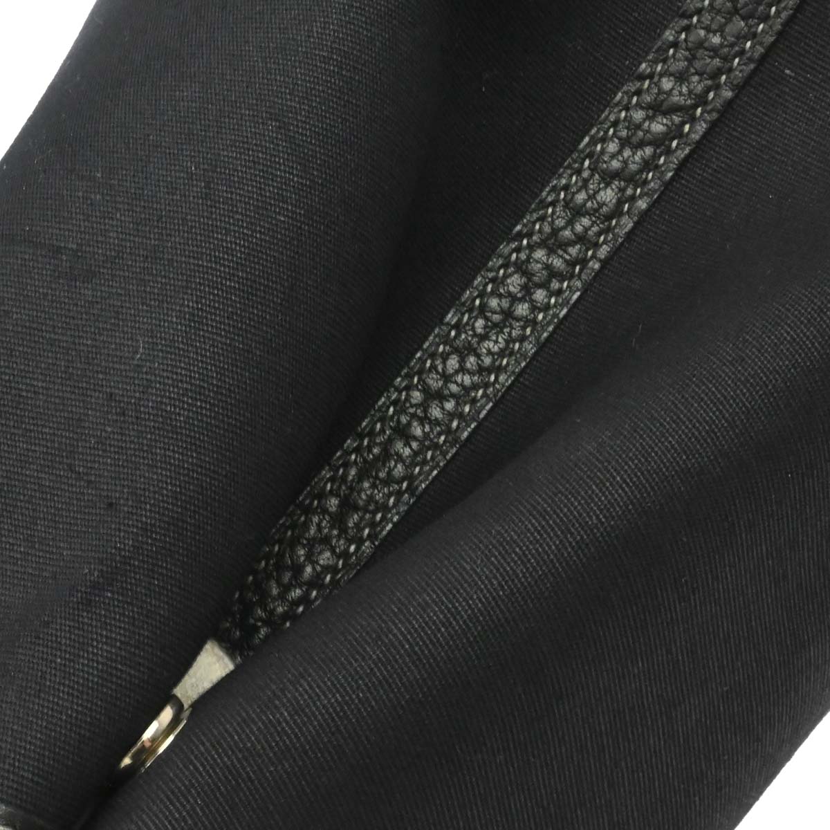 Hermes Black Toile Officier Negonda Garden Party 36 PM Tote Bag