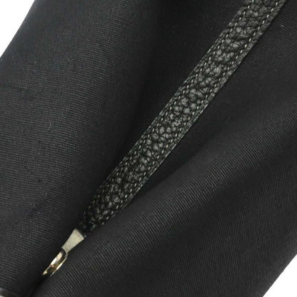 Hermes Black Toile Officier Negonda Garden Party 36 PM Tote Bag