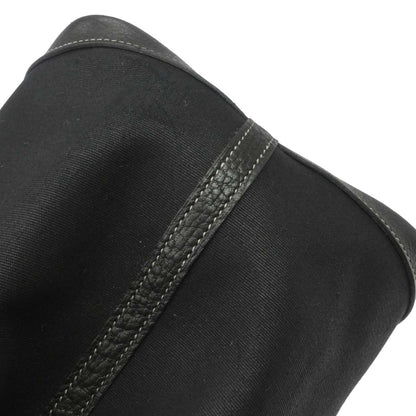 Hermes Black Toile Officier Negonda Garden Party 36 PM Tote Bag