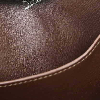 Hermes Havane Swift Toile Chevrons Evelyne 1 29 PM Shoulder Bag